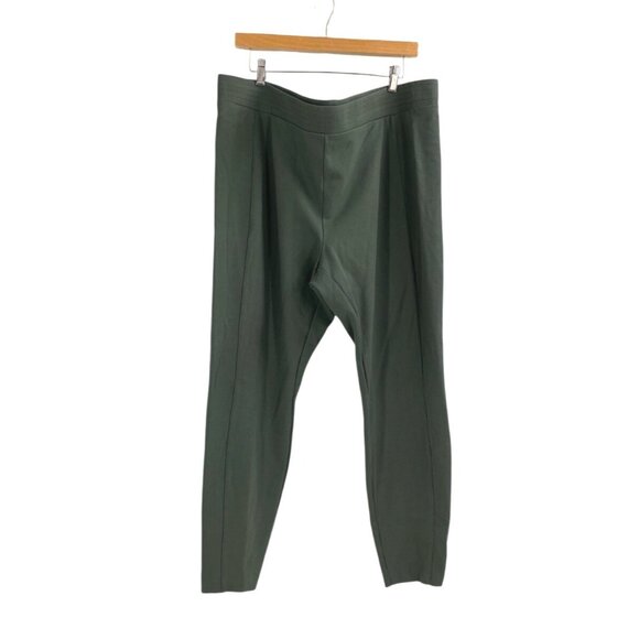 Lands' End Pants - Lands End Womens Plus Size 2X Pants Elastic Waist Relaxed Fit Green Casual Comfy